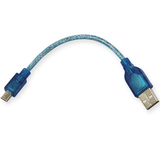 V08MI 移动硬盘线mini USB转USB数据线USB2.0 T型口 短线长0.15米