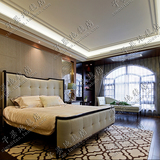 时尚简约格子地毯客厅茶几沙发地毯卧室床边手工腈纶地毯可定制