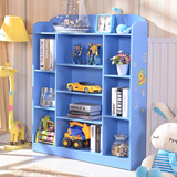儿童书架简易学生收纳组合组装简约现代置物储物实木小卡通书柜