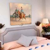 亨德森 在法国大道上 欧式人物油画卧室床头挂画无框画帆布装饰画