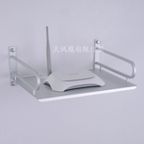 太空铝置物架数字电视机顶盒支架路由器架子有线网络壁挂架单层