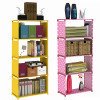 组装拼接可拆卸简易书架加深置物经济架多层简单自由组合轻便书柜