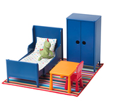 IKEA宜家北京代购胡赛特玩偶家具卧室迷你过家家玩具