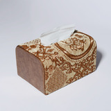莎士丹布艺纸巾盒 弧形餐巾纸盒 欧式抽盒200抽 汽车专用特价包邮