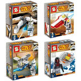 森业SY212儿童益智人仔积木玩具拼装模型克隆人Star Wars星球大战