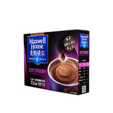 拍2盒送杯勺 麦斯威尔巧克力摩卡咖啡12条/盒 3合1速溶咖啡粉包邮