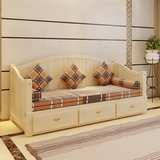 包邮沙发床实木沙发可折叠实木推拉床客厅双人单人组合沙发床