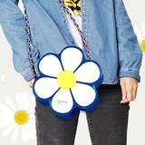 韩版2016夏季新款小包包可爱链条淑女包小清新花朵形状单肩斜挎包