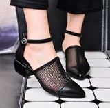 富高女鞋2016新款欧卡斯专柜正品水芙蓉玫瑰女人秋季OL优雅单鞋