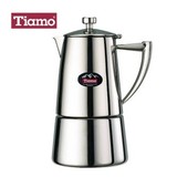 Tiamo瑞特摩卡壶 不锈钢意式咖啡壶家用4人厚重实HA1569 咖啡机