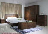 厂家直销北美黑胡桃实木床 双人床 单人床小户型家具 可定制