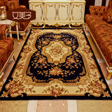欧式茶几地毯 卧室床边毯 现代简约混纺质感美式中式客厅地毯