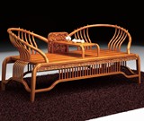 新中式刺猬紫檀红木组合雕花实木家具休闲沙发椅情侣椅双人沙发