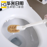 日本LEC马桶清洁刷长柄厕所刷半圆形卫生间马桶刷死角内侧清洁刷