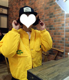 2015韩版新款冬季BF原宿风学院风加棉加厚连帽棉服棉衣外套女学生
