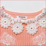 巴拉巴拉2016春装新款童装女童毛衣中大童线衣儿童圆领打底针织衫