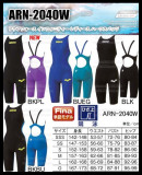 日本代购-正品Arena阿瑞娜ARN-2040W女士专业比赛用连体平角泳衣