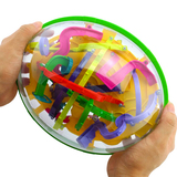 正品爱可优3D立体迷宫球魔幻智力球100-299关儿童益智玩具礼物
