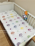 日本hoppetta六层纱布婴儿床床单 童被 枕巾枕套 高端定制