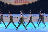 小荷风采学军儿童舞蹈演出服装军装小兵风采连体服定做舞台装