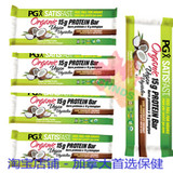 Natural Factors PGX 100%有机素食蛋白棒, 黑巧克力椰子味, 5条