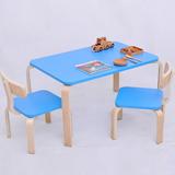 芬兰松木家具ABC松堡儿童写字桌椅组合 实木幼儿园小饭桌方桌圆桌