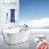 Suncoo/尚高卫浴进口亚克力加厚板材独立式洗澡浴缸SY150