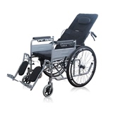 全躺轮椅带坐便折叠高靠背老年老人残疾人轻便轮椅可平躺轮椅半躺