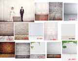 新款韩版儿童砖墙摄影背景布影楼婚纱主题写真墙壁拍照背景纸特价