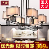 现代新中式大吊灯LED中式仿古客厅灯复古书房灯具古典餐厅灯2846