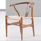 美式乡村全实木椅子高档餐椅靠背椅叉骨椅咖啡厅椅洽谈椅实木餐椅