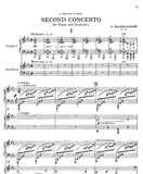 拉赫玛尼诺夫 c小调第二钢琴协奏曲 op18 双钢琴谱
