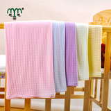毛毛雨 竹纤维毛巾被 儿童毯子 夏季办公室单人盖毯腿两用 空调毯