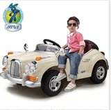 儿童电动车可坐人玩具车童车婴儿宝宝四轮遥控老爷车广场出租车