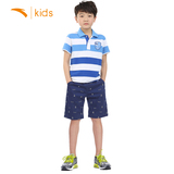 安踏童装儿童运动套装2016夏季新款男大童沙滩休闲两件套 男童装