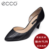 爱步ECCO正品代购官网直邮细跟女鞋浅口尖头懒人女鞋 贝莱 358923
