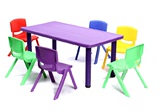 特价长方形塑料桌子儿童课桌幼儿园塑料餐桌宝宝宜家学习桌加厚
