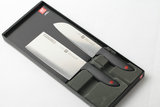 盒装 德国双立人刀具红点银点2件套中片刀多用刀切菜刀切片刀