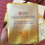 香港代购 SNP黄金胶原蛋白面膜贴补水紧致抗衰老保湿增强弹性提拉