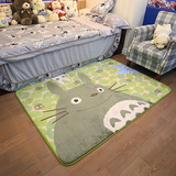 龙猫大地毯卡通儿童房床边毯卧室宝宝爬行垫客厅茶几满铺珊瑚绒毯