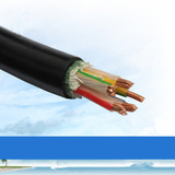 正品杭州中策牌电力电缆纯铜芯ZR-YJV/VV4*10+1*6平方全国标5芯线