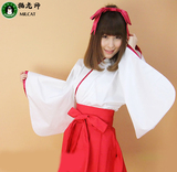 猫老师改良振袖巫女服装cosplay日本和服Vocaloid miku初音打歌服