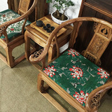 现代新中式棉麻四季办公室茶楼椅子垫餐椅垫餐桌椅子坐垫