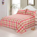特价100%纯棉老粗布整幅床单不起球床单单人床单双人床单被套枕套