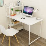 脑桌 台式家用简约现代简易桌子写字桌办公桌书桌书架组合卓禾 电