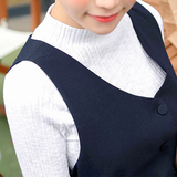 韩国正品代购Bongjashop甜美圆领修身薄款针织T恤少女贴身打底衫