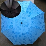 韩国遇水现开花太阳伞 黑胶防晒防紫外线遮阳大小伞 折叠晴雨伞