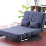 包邮高品质多功能布艺折叠沙发床小户型卧室书房客厅双人海绵沙发