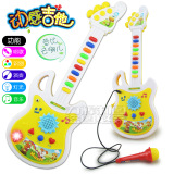 婴儿童卡通麦克风音乐吉他宝宝0-1-2-3岁益智电子琴早教唱歌玩具