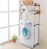 马桶上面的置物架 洗衣机架置物架不锈钢可伸缩多功能卫生间